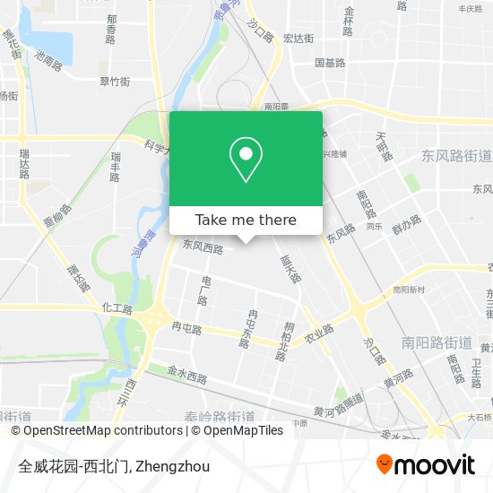 全威花园-西北门 map