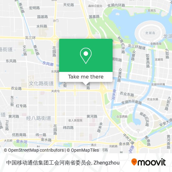 中国移动通信集团工会河南省委员会 map