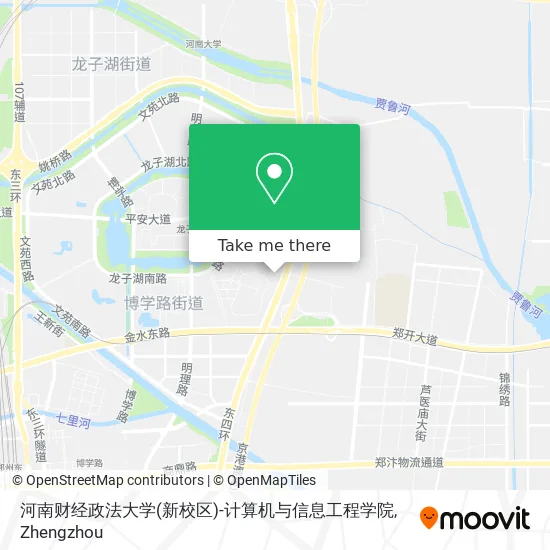 河南财经政法大学(新校区)-计算机与信息工程学院 map
