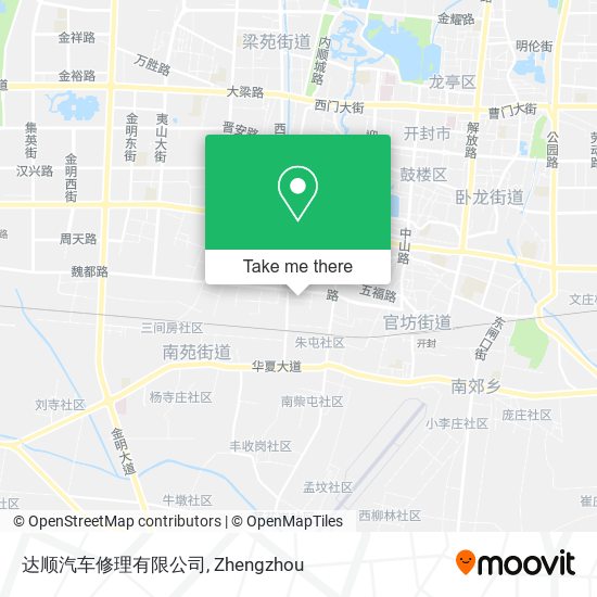达顺汽车修理有限公司 map