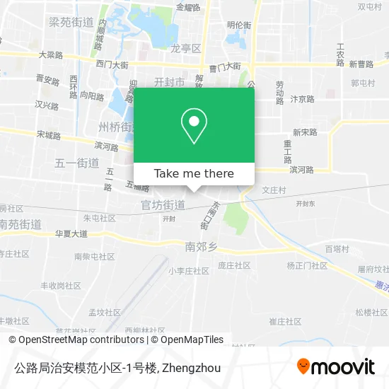 公路局治安模范小区-1号楼 map