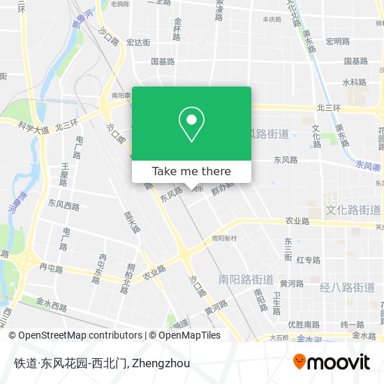 铁道·东风花园-西北门 map