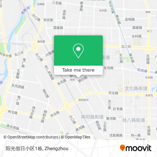 阳光假日小区1栋 map