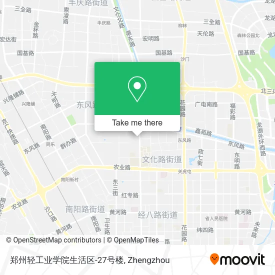 郑州轻工业学院生活区-27号楼 map