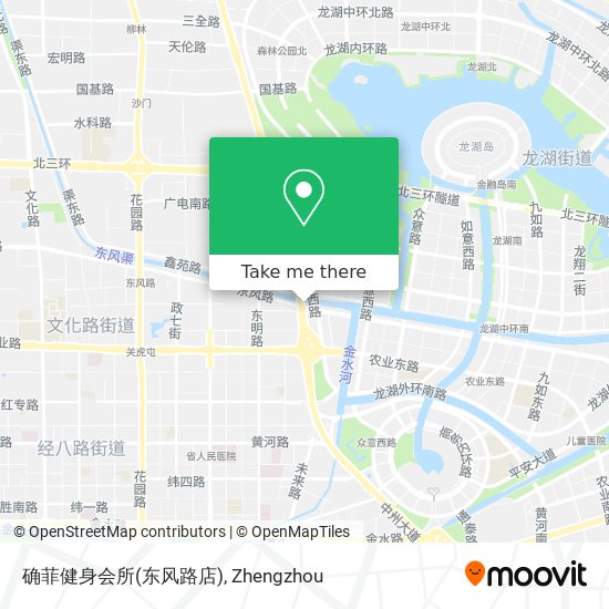 确菲健身会所(东风路店) map