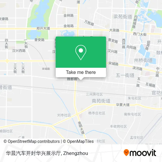 华晨汽车开封华兴展示厅 map