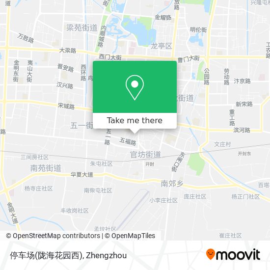 停车场(陇海花园西) map