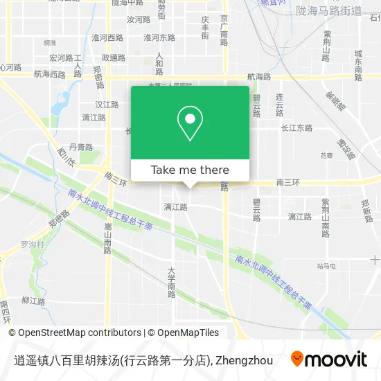 逍遥镇八百里胡辣汤(行云路第一分店) map