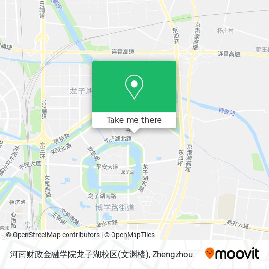 河南财政金融学院龙子湖校区(文渊楼) map