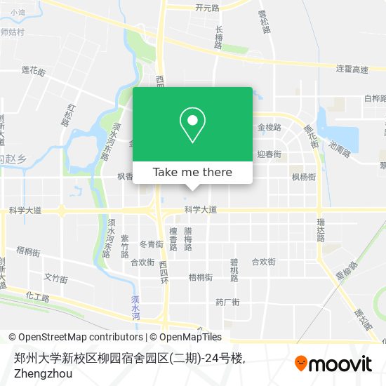 郑州大学新校区柳园宿舍园区(二期)-24号楼 map