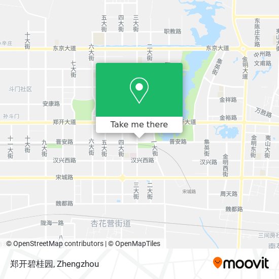 郑开碧桂园 map