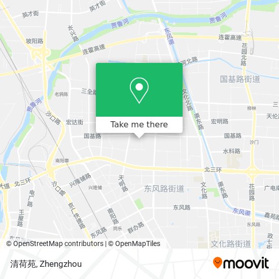 清荷苑 map