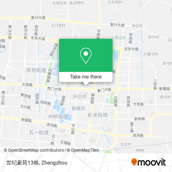 世纪豪苑13栋 map