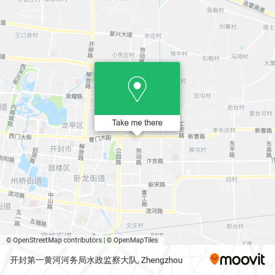 开封第一黄河河务局水政监察大队 map