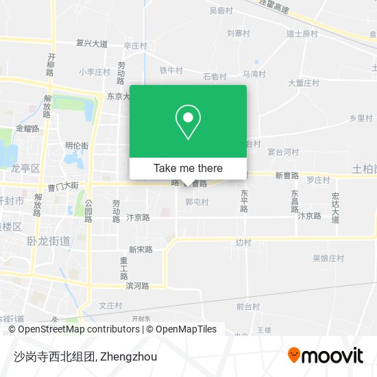 沙岗寺西北组团 map