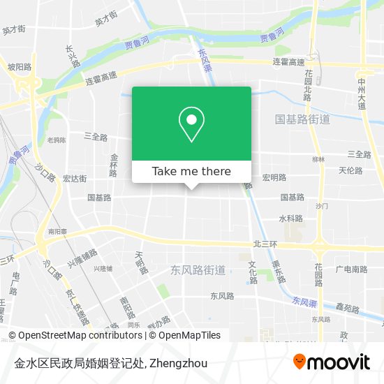 金水区民政局婚姻登记处 map