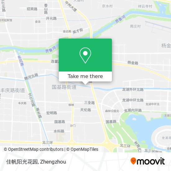 佳帆阳光花园 map