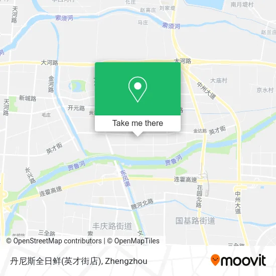 丹尼斯全日鲜(英才街店) map