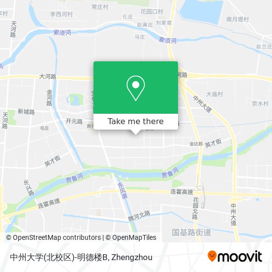 中州大学(北校区)-明德楼B map
