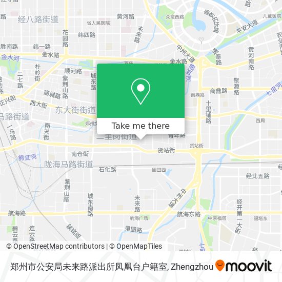 郑州市公安局未来路派出所凤凰台户籍室 map