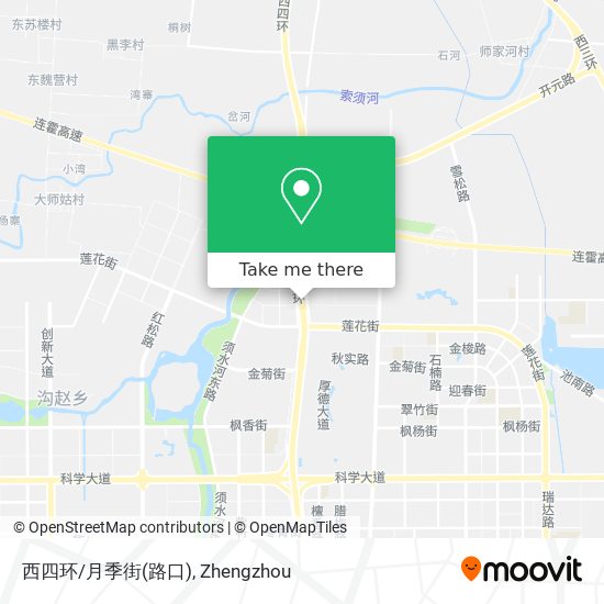 西四环/月季街(路口) map