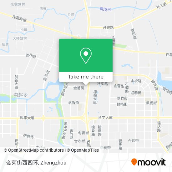 金菊街西四环 map
