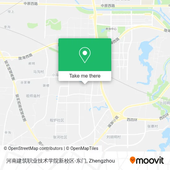 河南建筑职业技术学院新校区-东门 map