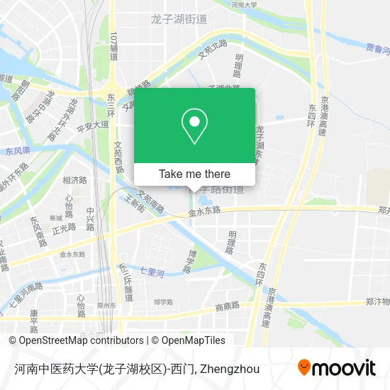 河南中医药大学(龙子湖校区)-西门 map