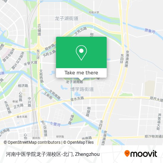 河南中医学院龙子湖校区-北门 map