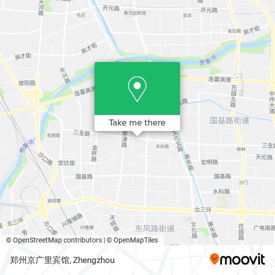 郑州京广里宾馆 map