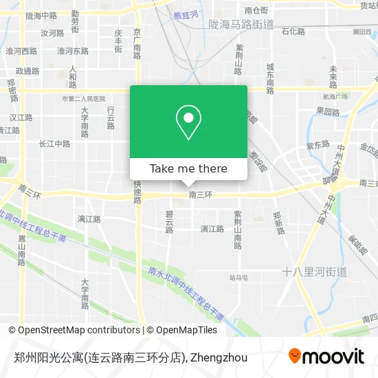 郑州阳光公寓(连云路南三环分店) map