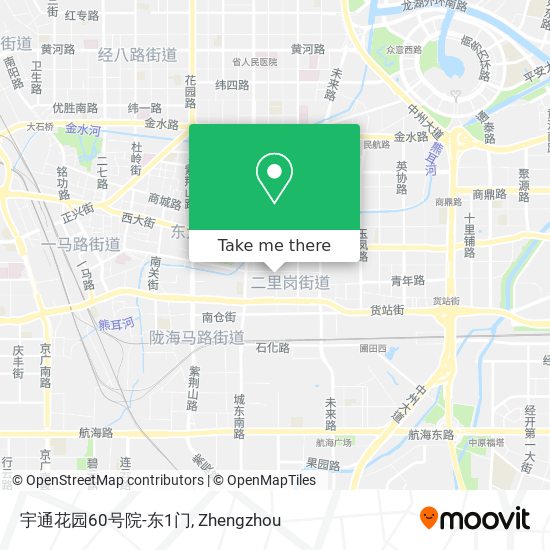 宇通花园60号院-东1门 map