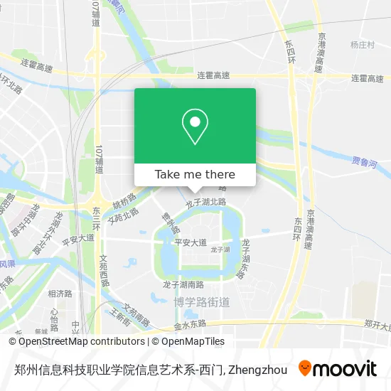 郑州信息科技职业学院信息艺术系-西门 map