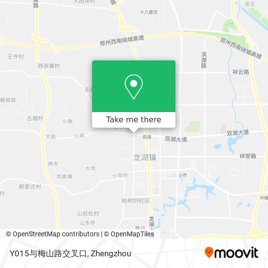 Y015与梅山路交叉口 map