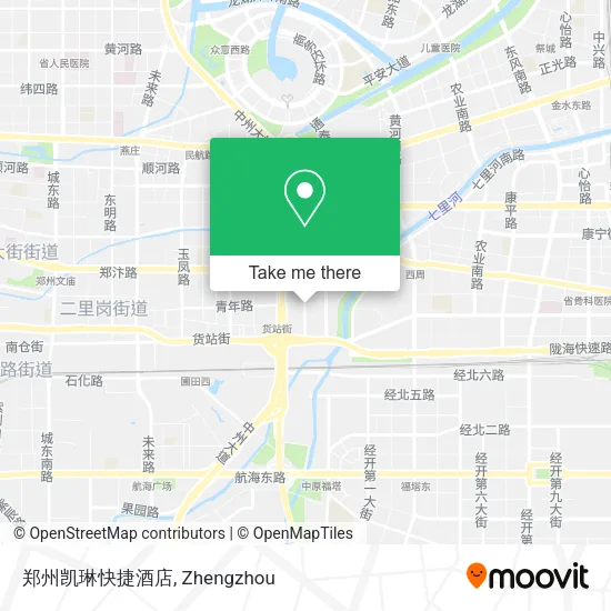 郑州凯琳快捷酒店 map