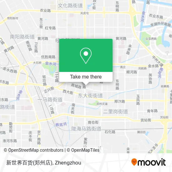 新世界百货(郑州店) map