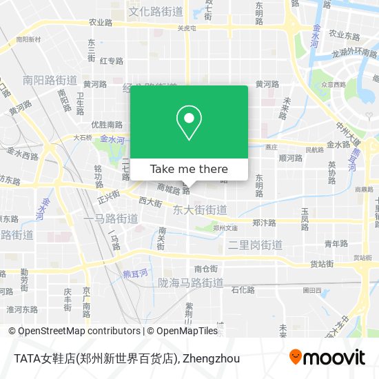 TATA女鞋店(郑州新世界百货店) map