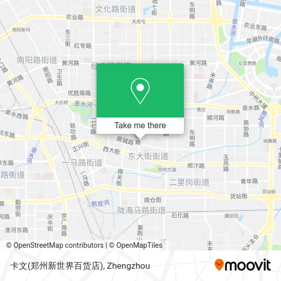卡文(郑州新世界百货店) map