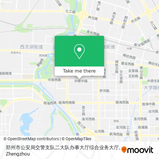 郑州市公安局交警支队二大队办事大厅综合业务大厅 map