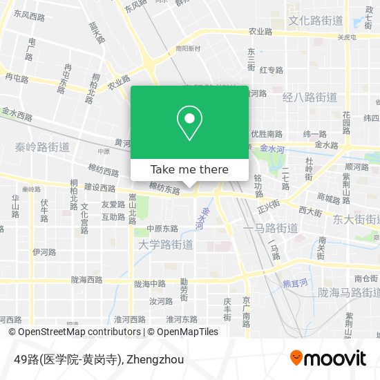 49路(医学院-黄岗寺) map