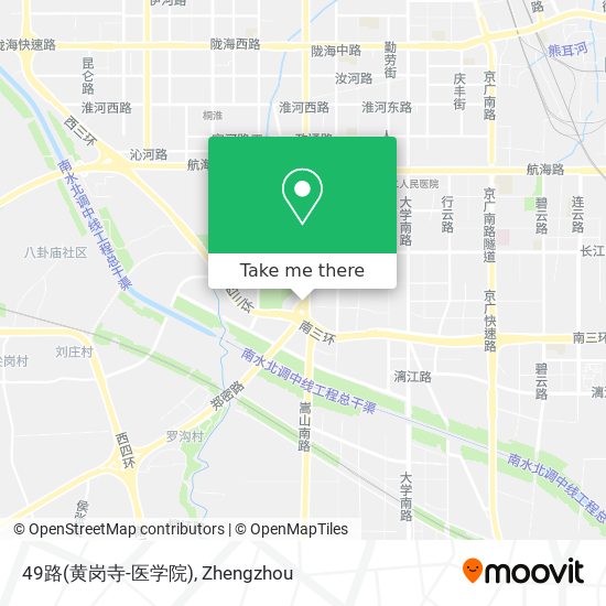 49路(黄岗寺-医学院) map
