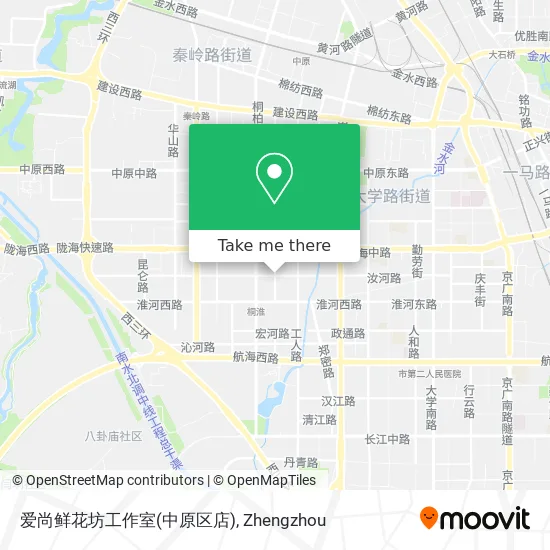 爱尚鲜花坊工作室(中原区店) map