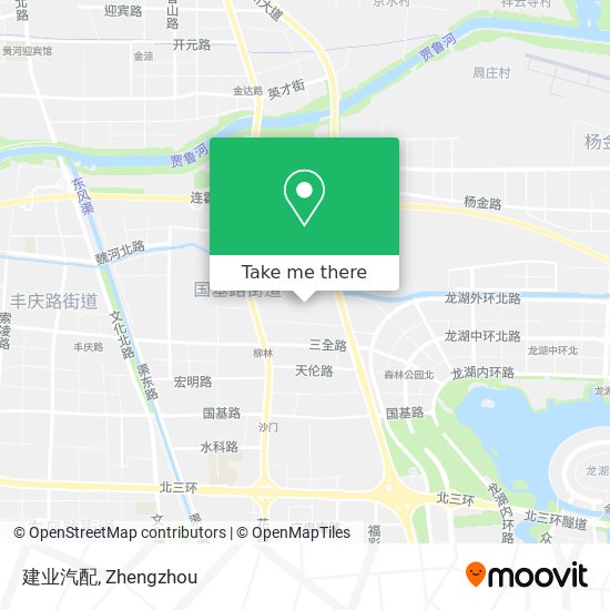 建业汽配 map
