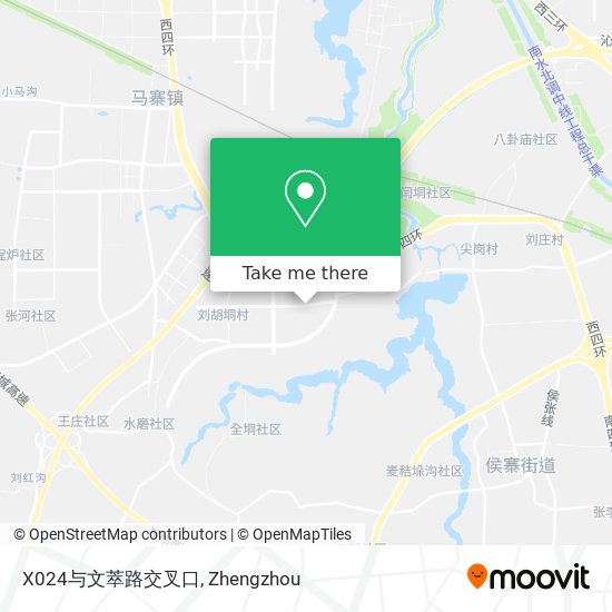 X024与文萃路交叉口 map