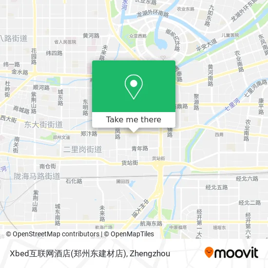 Xbed互联网酒店(郑州东建材店) map