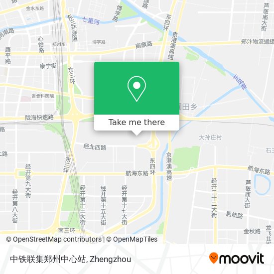 中铁联集郑州中心站 map