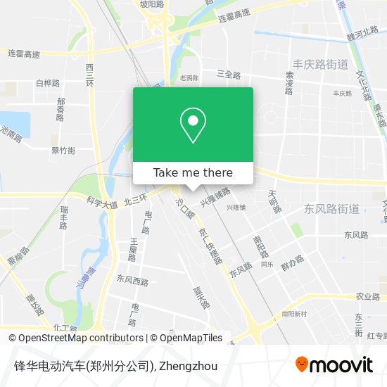 锋华电动汽车(郑州分公司) map