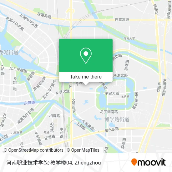 河南职业技术学院-教学楼04 map