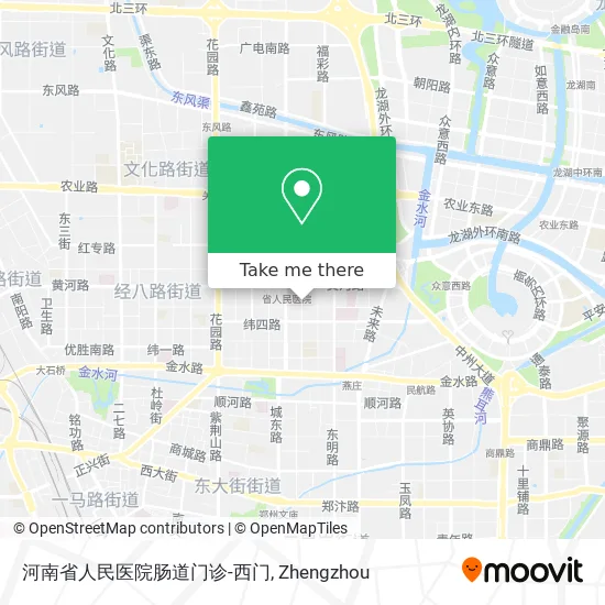 河南省人民医院肠道门诊-西门 map