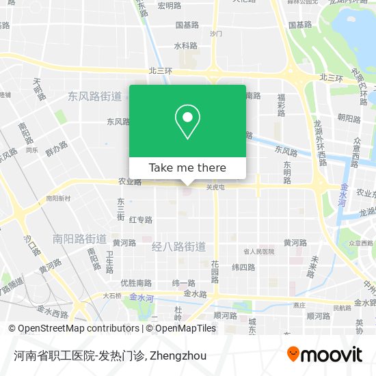 河南省职工医院-发热门诊 map